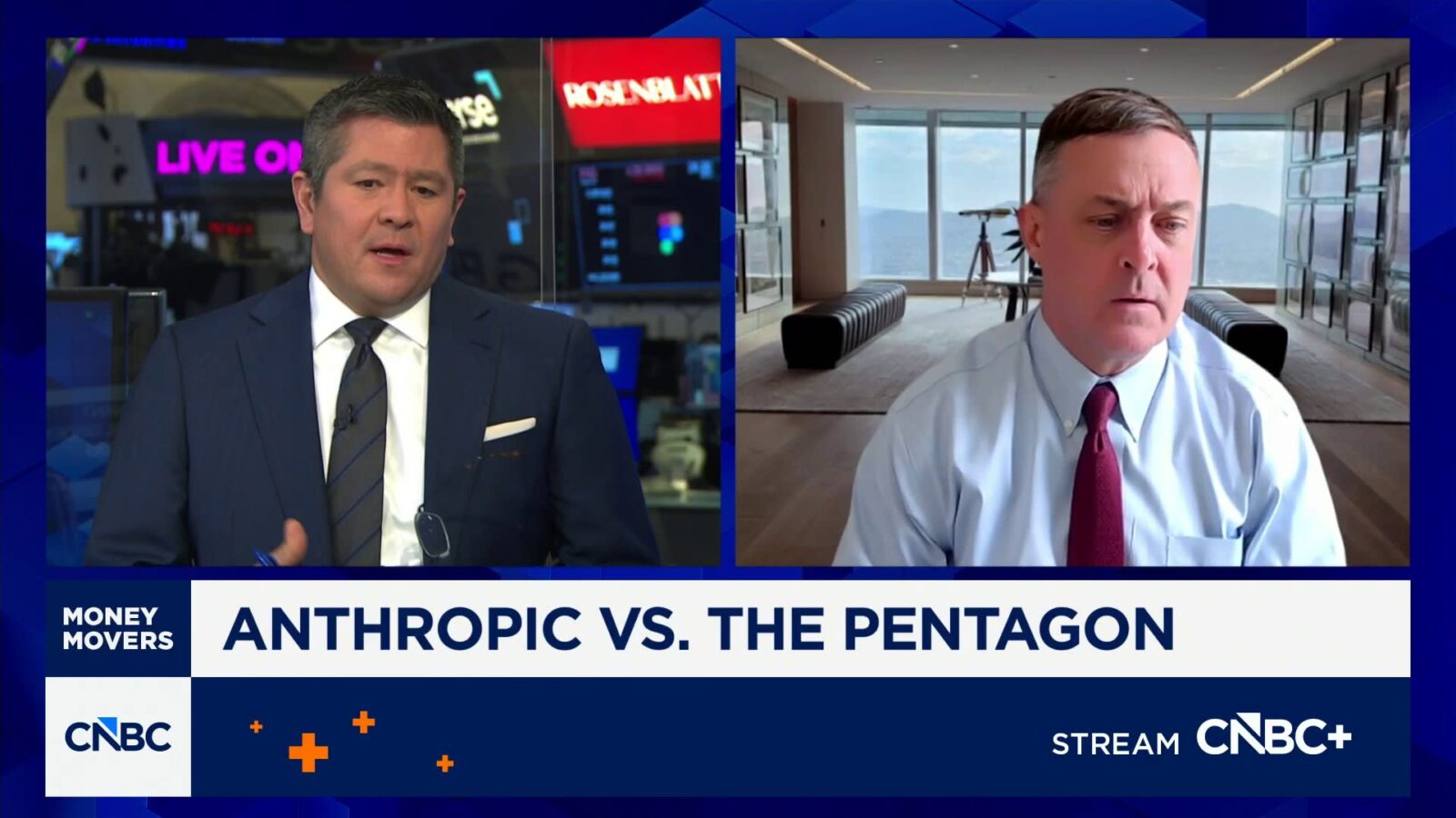 Lt. Gen. Michael Groen on CNBC's Money Movers discussing Anthropic and the Pentagon