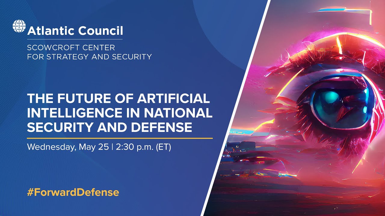 Lt. Gen. Michael Groen on an Atlantic Council panel on AI in national security and defense