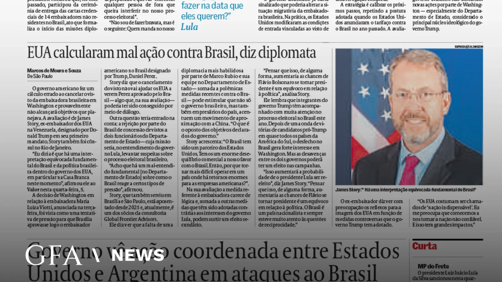 James Story, GFA founding partner and former U.S. Ambassador to Venezuela